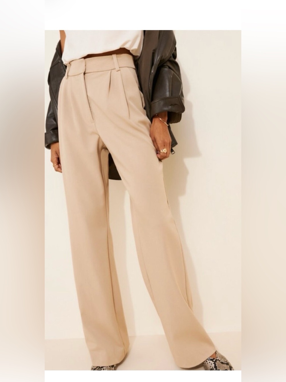 Favorite Daughter The Favorite Pant Beige Size 8
